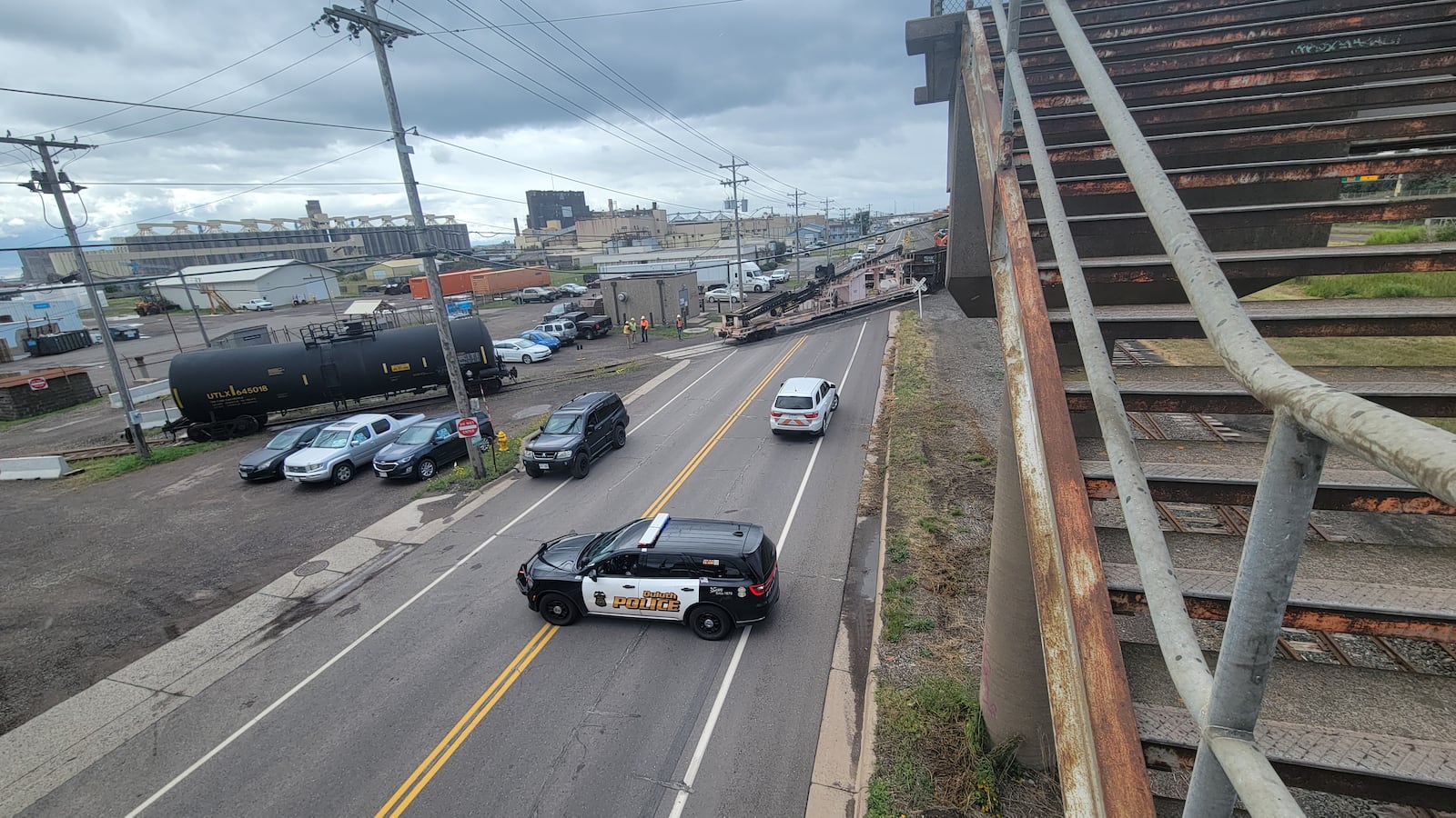 Ffe Response Duluth crews respond to train car derailment