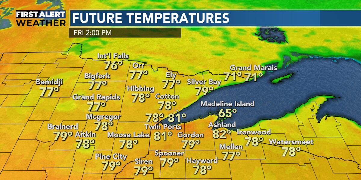 Weather Report Pretty Weekend forecast looking pretty good