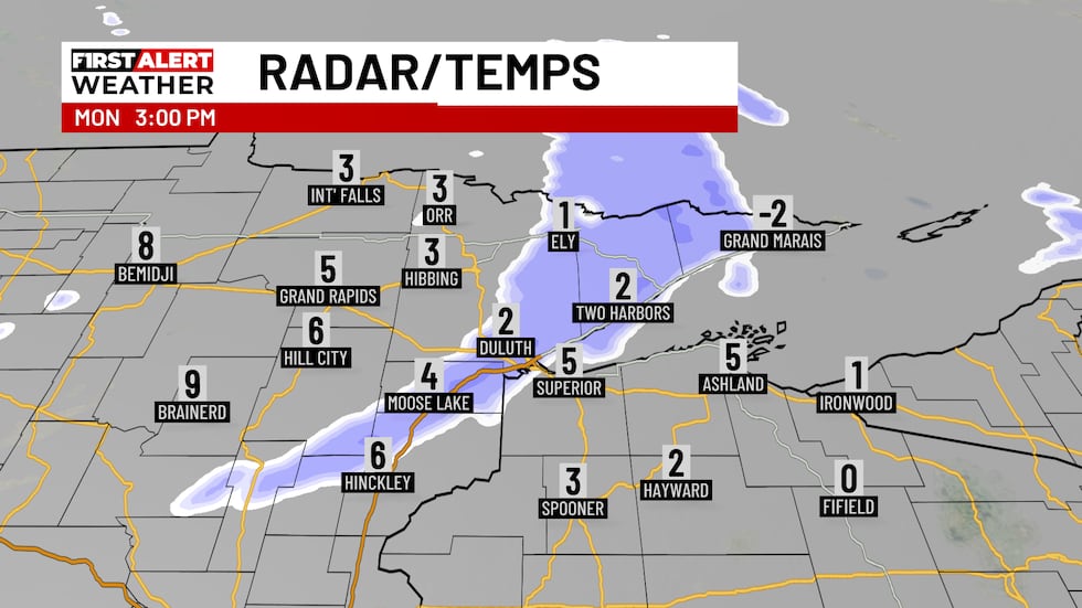 Snow Rounding Brief round of snow to follow this morning’s extreme cold for some