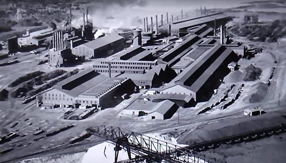 A view above the old Duluth Works facility in Morgan Park.