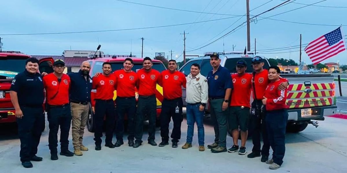 Firefighters from Mexico join response efforts to catastrophic Texas floods