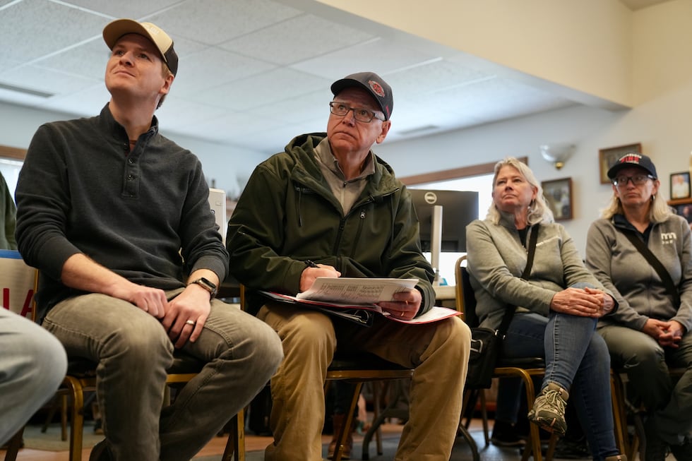 Walz Tours Two Harbors Wildfire