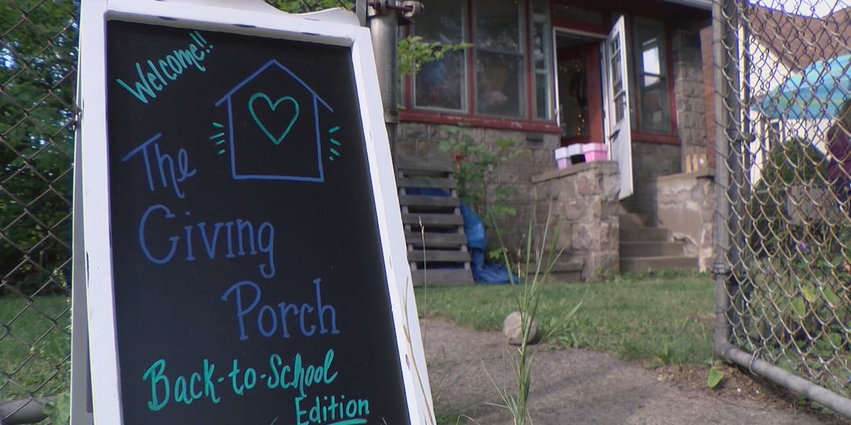 Volunteers gather supplies to help fire victims