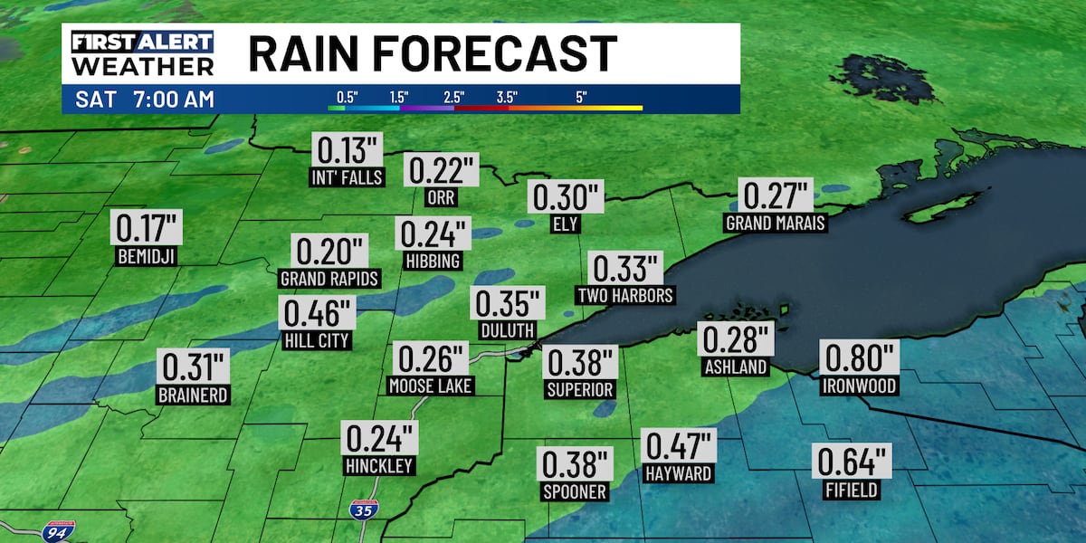 Messy spring system to impact Northland Friday