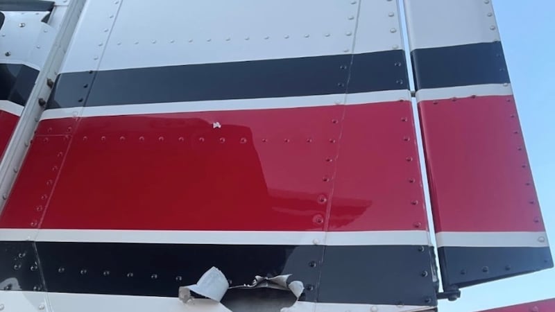 The St. Louis County Sheriff's office believes the plane was struck by a bullet after scooping...
