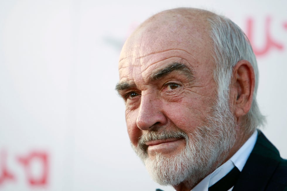 Sean Connery arrives at the American Film Institute Life Achievement Award event honoring Al...