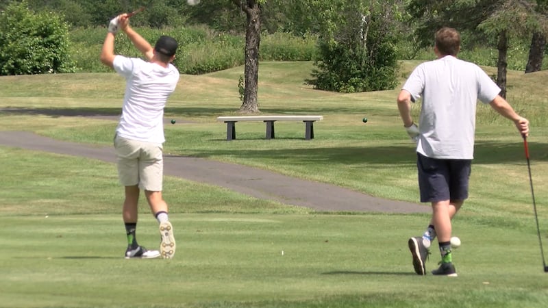 Golfing