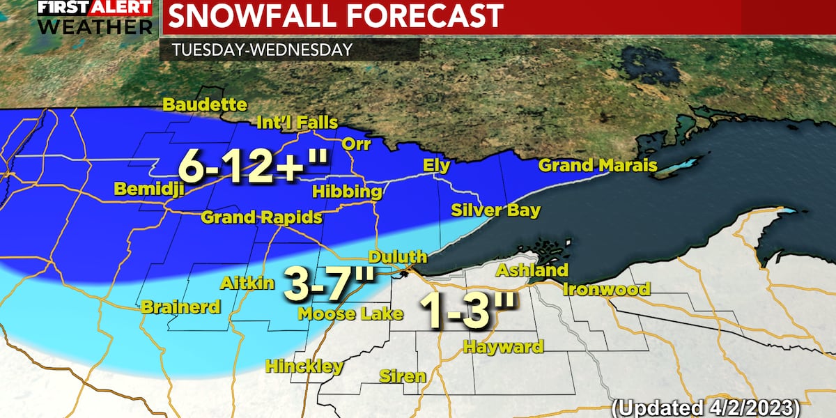 FIRST ALERT: Messy spring system sets sights on Northland