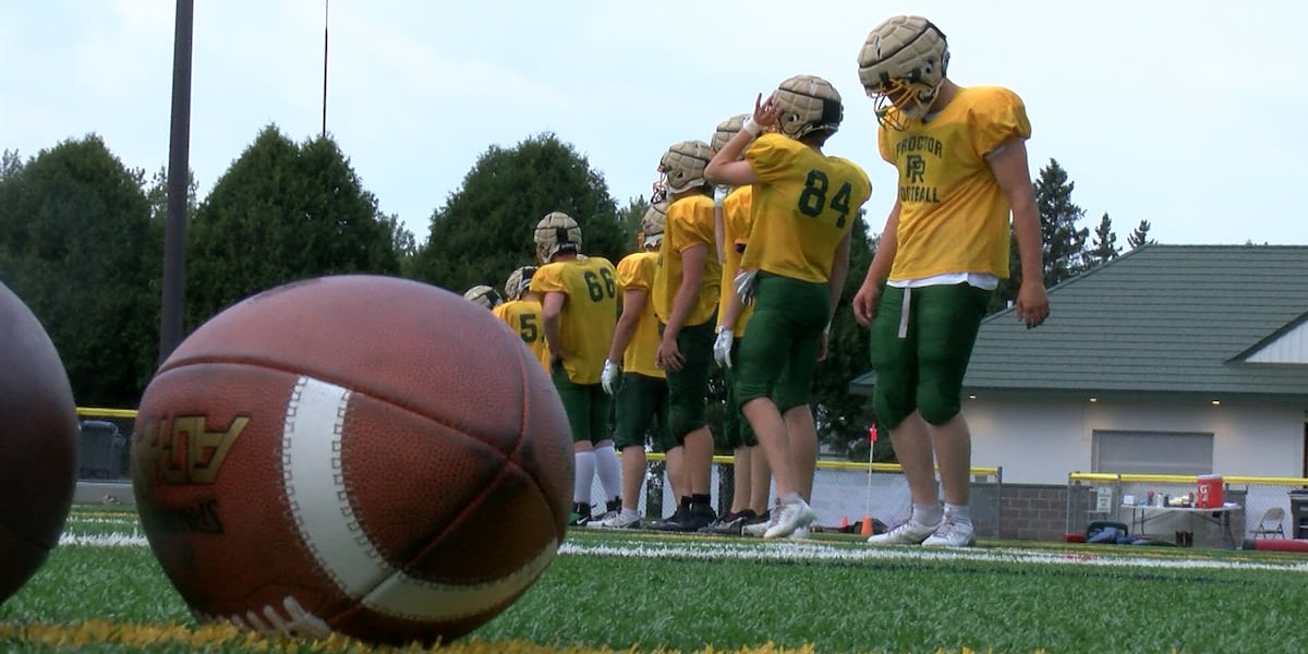 Proctor Rails football team leaning on youth and explosiveness