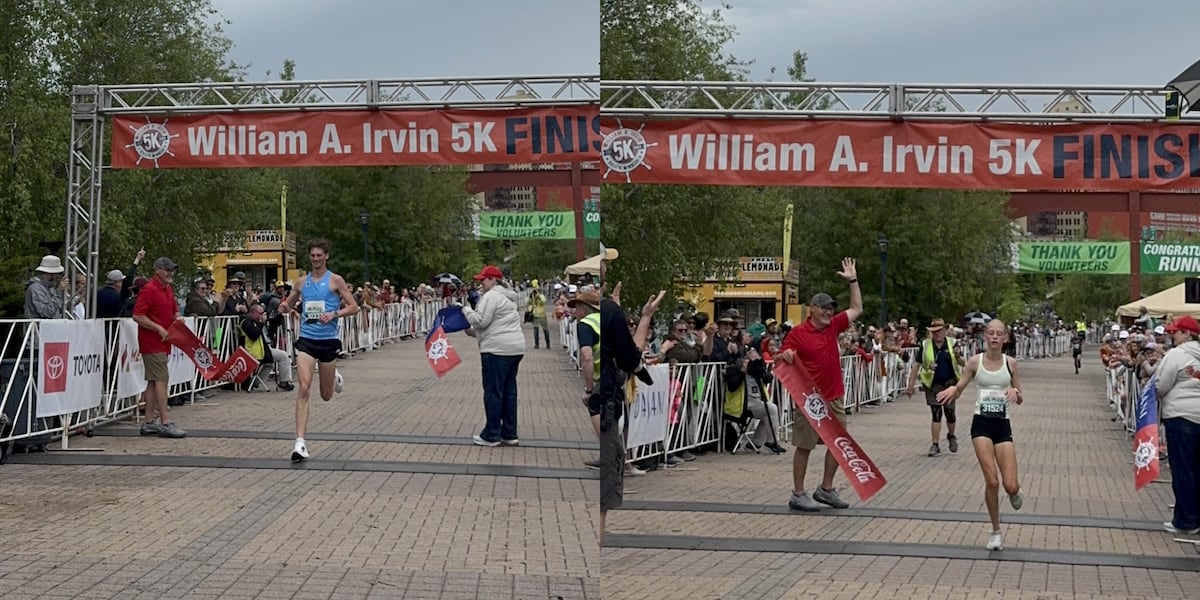 Mason Shea and Mackenzie Myran win William A. Irvin 5K