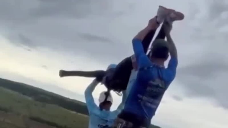 A woman fell to her death after staff allegedly forgot to attach a safety cord before she rope...