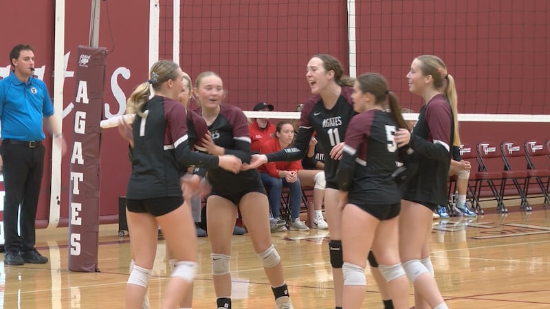 Two Harbors volleyball comes back to beat Aitkin in opening round