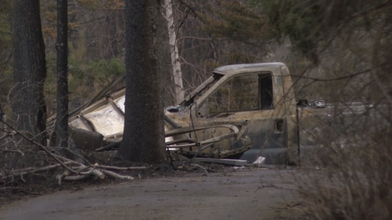 A total of 34 structures were lost in the Stewart Trail fire, 8 of those being homes and cabins