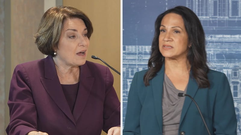Klobuchar, Demuth clash over fraud and mining in Gray Media debate