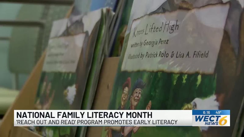 The clinic participates in “Reach Out and Read,” a national program that provides books to...